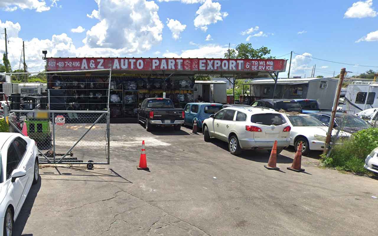 A & Z Auto Parts and Export at 2200 W Washington St, Orlando, FL 32805