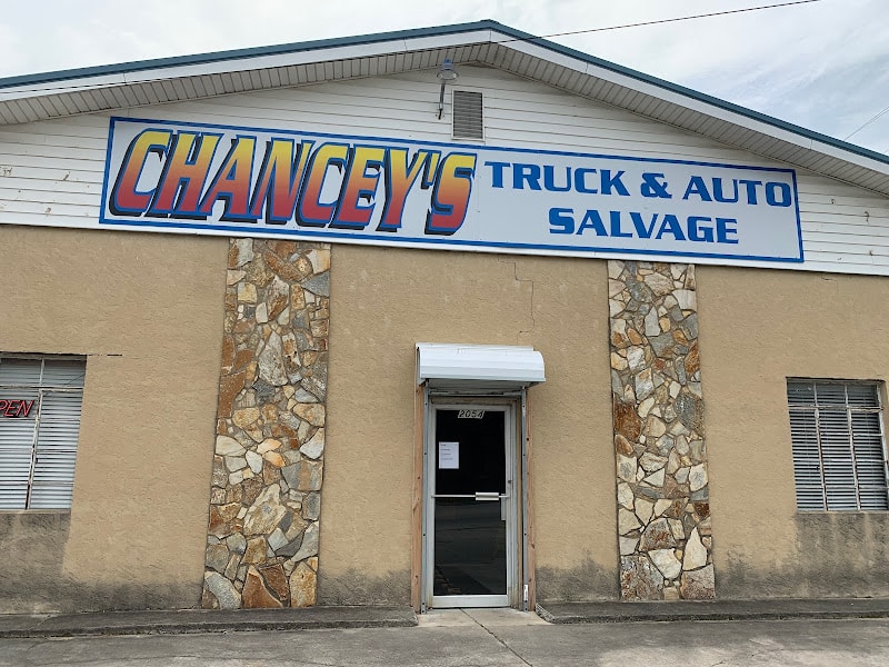 Chancey&apos;s Truck and Auto Salvage Auto parts store at 2054 Old Savannah Rd